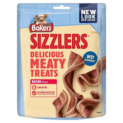 Bakers Sizzlers Bacon Dog Treats 90g