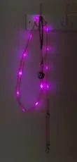 Nite Beams L.E.D Dog Lead Pink