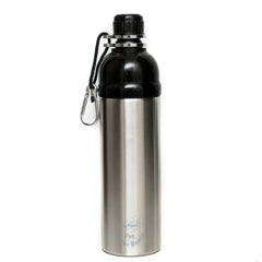 Long Paws Lick 'n Flow Pet Water Bottle Silver