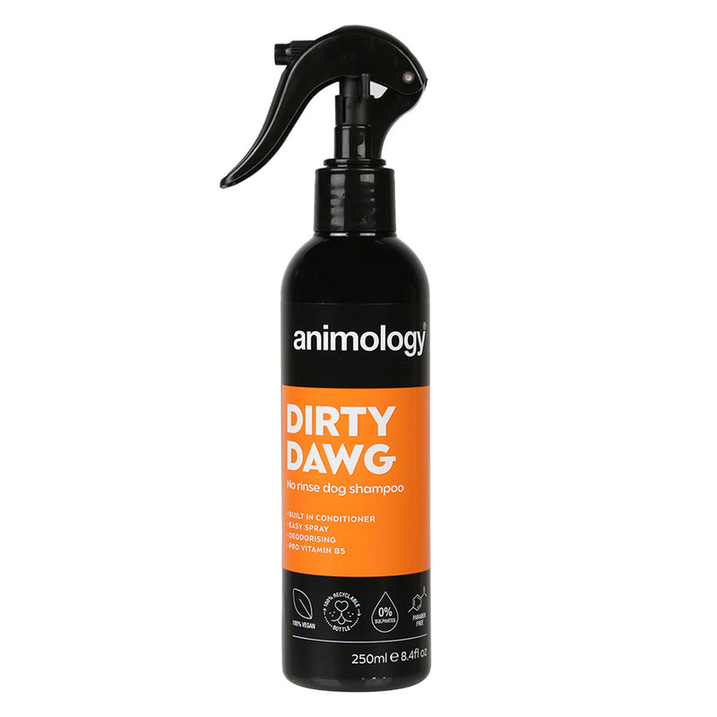 Animology Dirty Dawg No Rinse Shampoo for Dogs 250ml