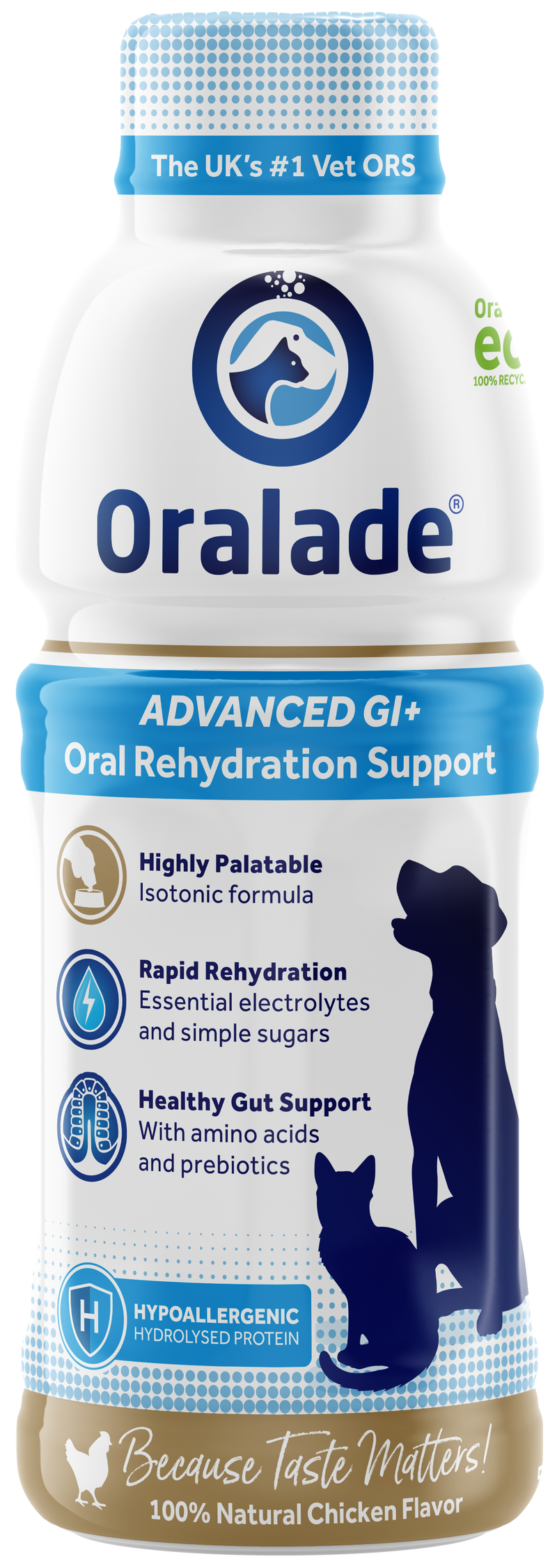 Oralade GI Support Liquid for Dogs Cats 500ml PetCounter