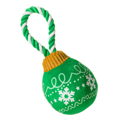 House Of Paws Christmas Bauble Rope Toy for Dogs