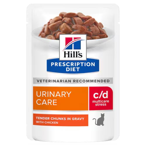 Hills c/d Multicare Urinary Care Stress Wet Cat Food with Chicken