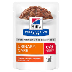 Hills c/d Multicare Urinary Care Stress Wet Cat Food with Chicken