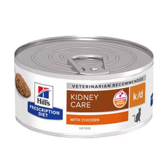 Hills k/d Kidney Care Wet Cat Food Tin with Chicken