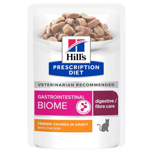 Hills Gastrointestinal Biome Wet Pouch for Cats with Chicken