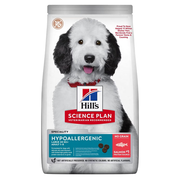 Hills Science Plan Hypoallergenic Large Dog Dry Food with Salmon ...