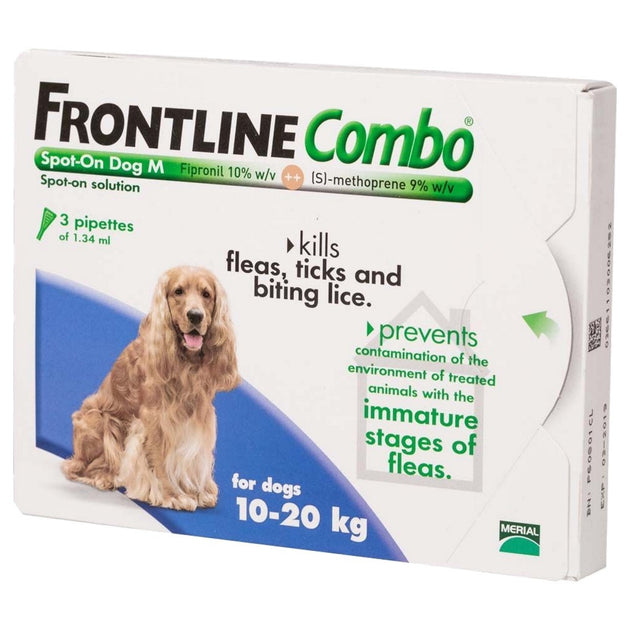 Frontline Combo Spot On Medium Dog 10-20kg | PetCounter