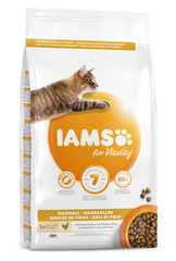 Iams for Vitality Adult Cat Food Hairball Reduction with Chicken