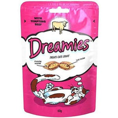 Dreamies Beef Cat Treats 60g