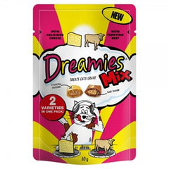 Dreamies Beef & Cheese Mix Cat Treats 60g