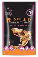 Pet Munchies Salmon Fillets Dog Treats 90g