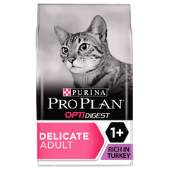 Purina Pro Plan Cat Optidigest Delicate Adult Dry Food with Turkey